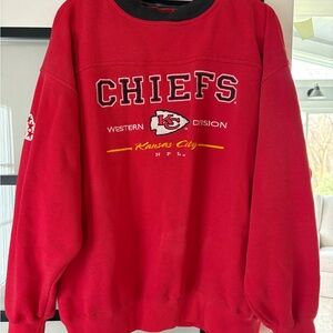Red Kansas City Chiefs Sweatershirt